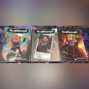 Hello Neighbor Book Set(3)-Missing Pieces, Reset Day, Buried Secrets-MiddleGrade